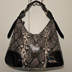 Dooney & Bourke Nikki Python-Embossed Leather Hobo Bag